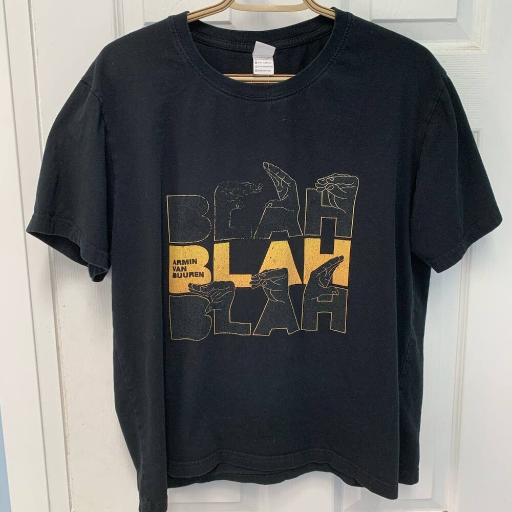 Armin Van Buuren "BLAH BLAH BLAH" DJ T-Shirt - Sz. L